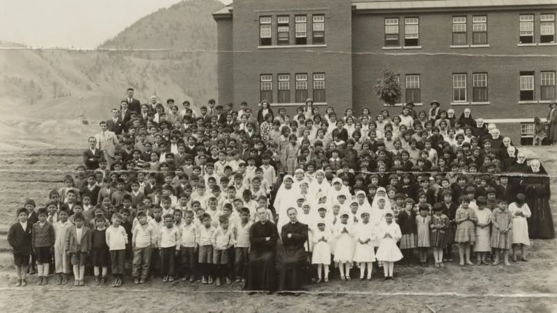 La escuela Kamloops en 1937